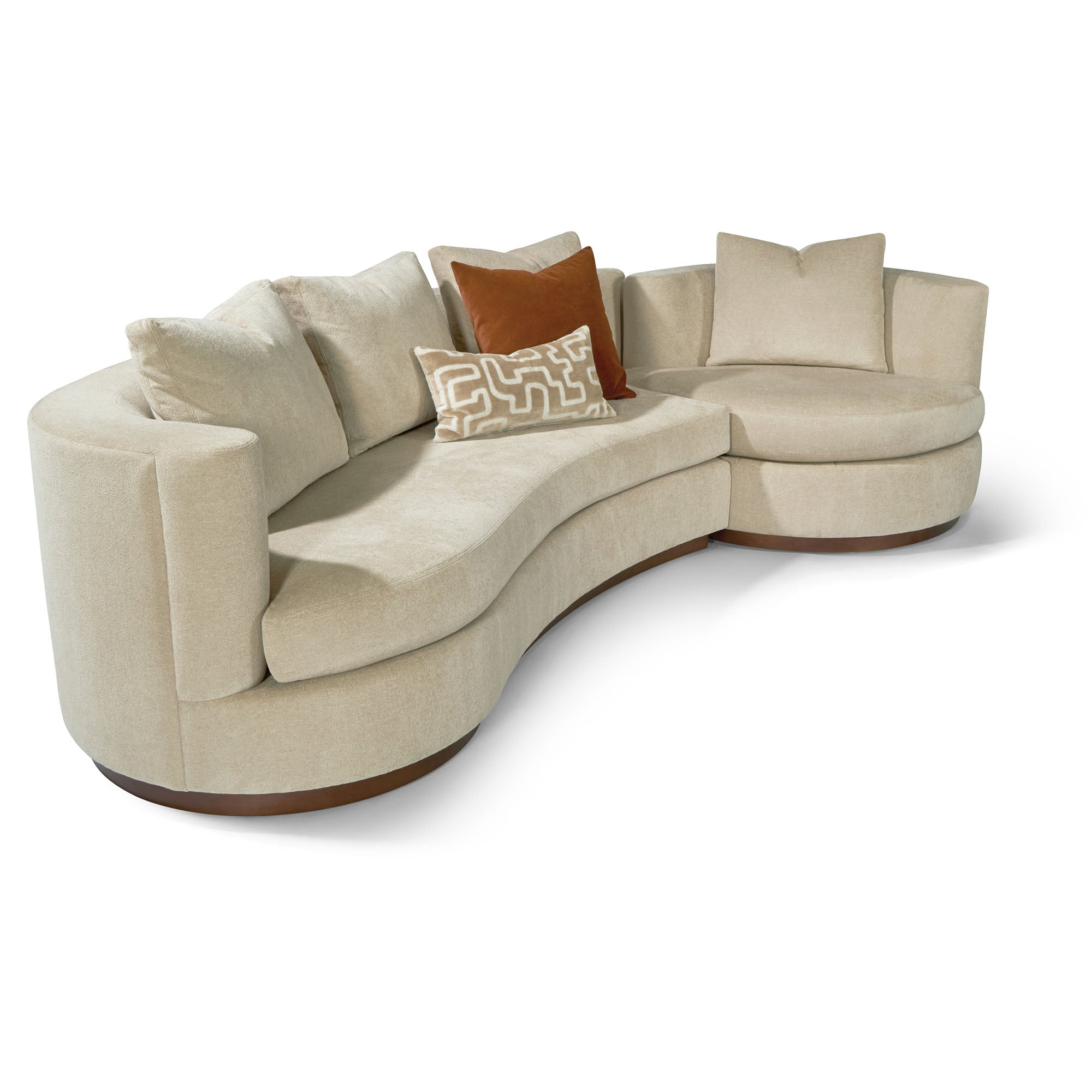 Thayer Coggin Ooola Swivel Sectional