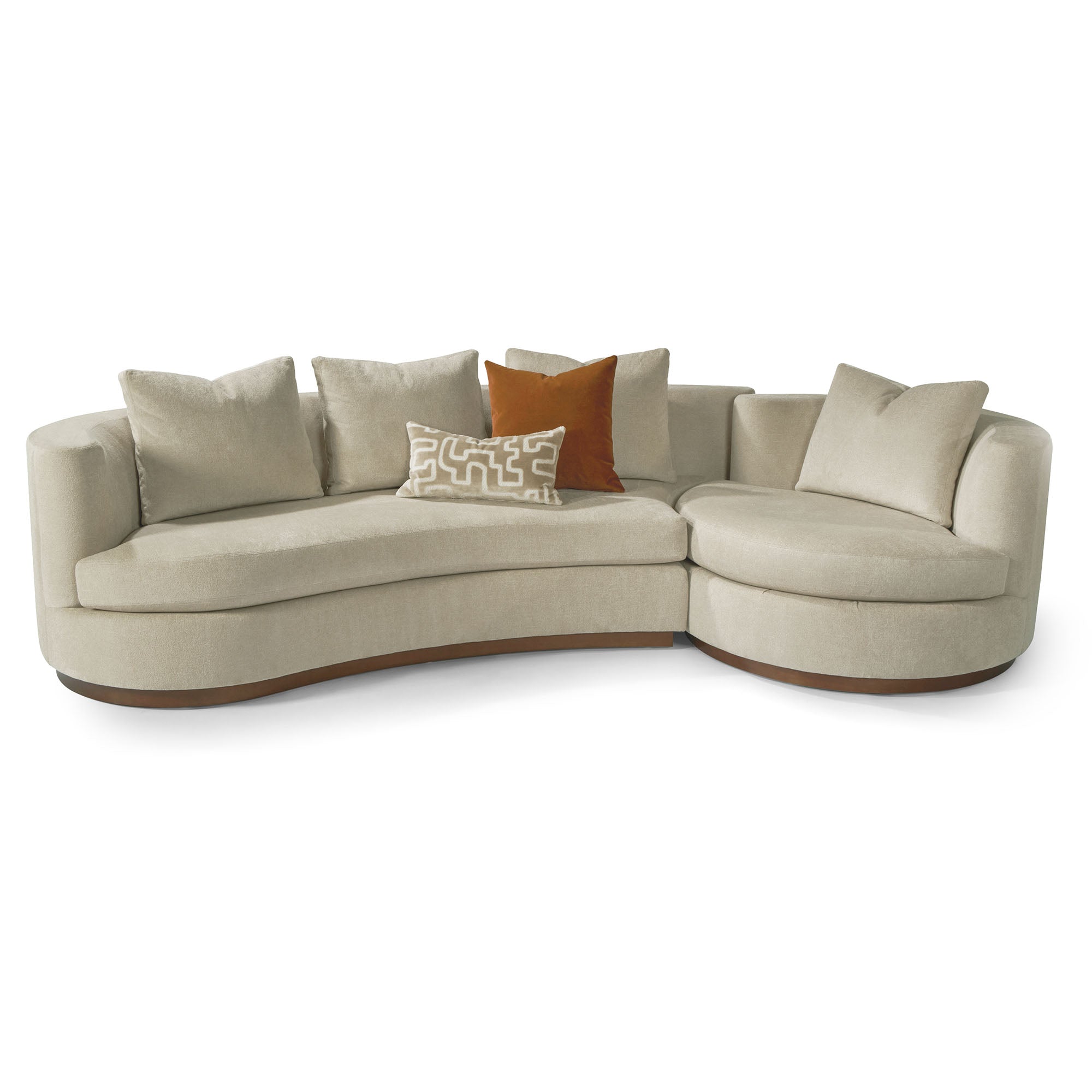 Thayer Coggin Ooola Swivel Sectional