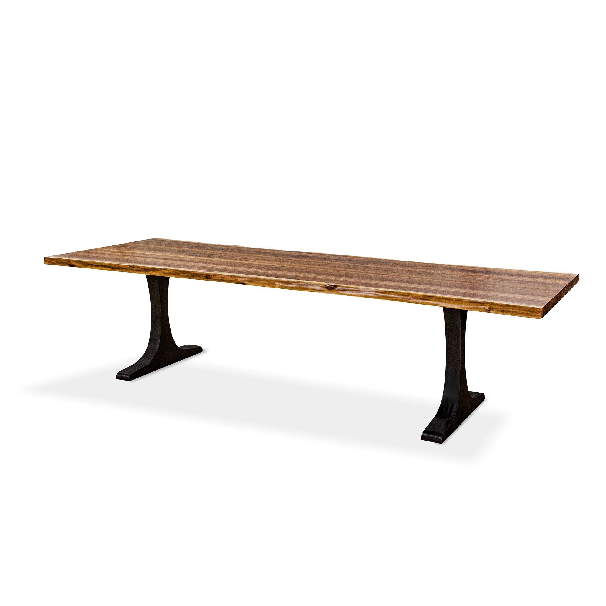 The Walden Walnut Solid Live Edge Dining Table