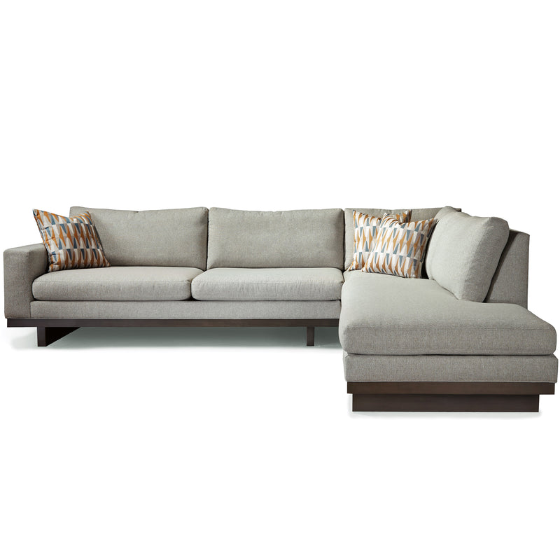 Thayer Coggin LA Chaise Bumper Sofa Sectional