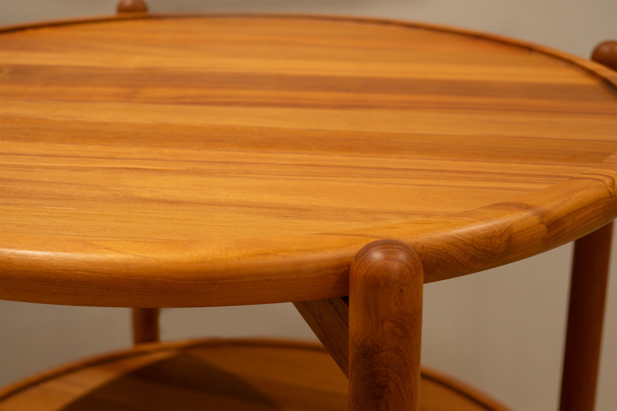 Trekanten Hestbaek Solid Teak End Table Trolley - Floor Model