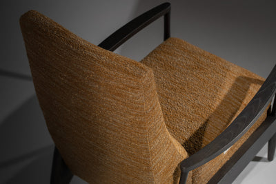 Aston Re-Invented Recliner Bodie Fabric Back Detail Grey Ash Frame GALLERY