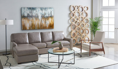 American Leather Aston Re-Invented Recliner in Environment Natual Warm colors GALLERY