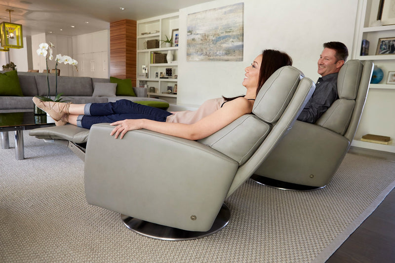 American Leather Comfort Recliner Elliot Lifestyle Image Reclining GALLERY