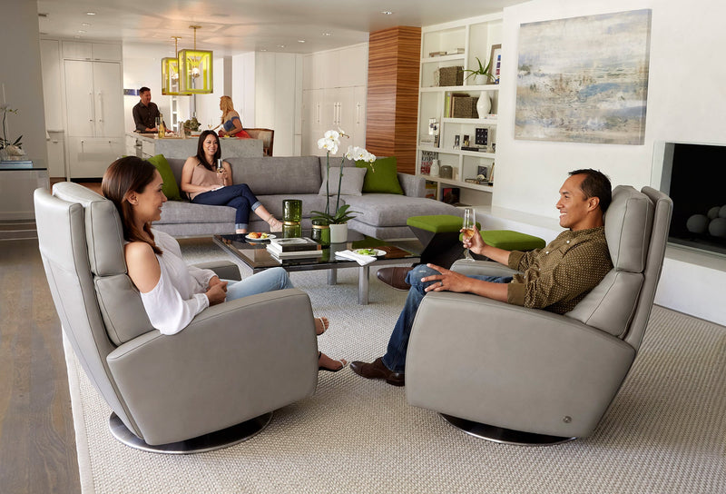 American Leather Comfort Recliner Elliot Lifestyle  Image Elegant Party GALLERY