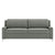 American Leather Bryson Comfort Sleeper Front facing queen sized in grey soft fabric