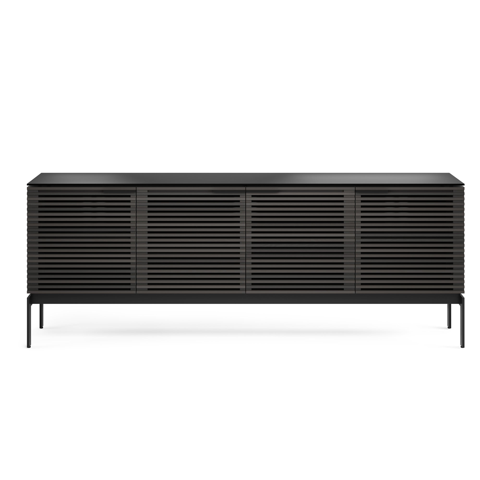 BDI corridor charcoal stained ash finish product image on white background