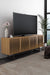 BDI Elements media stand tempo natural walnut angle view GALLERY