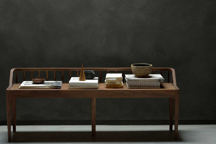 Ethnicraft Spindle Bench Black Oak