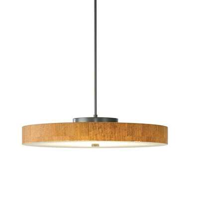 Hubbardton Forge Disq Large LED Pendant  Cork