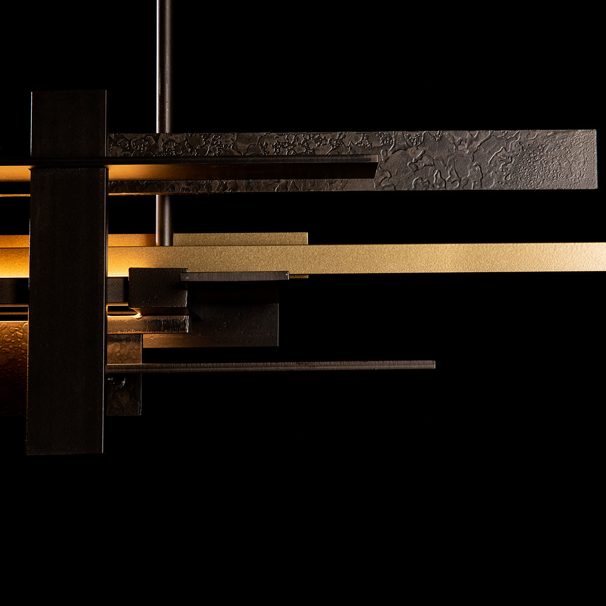 Hubbardton Forge Planar Accent Pendant Detail Iron