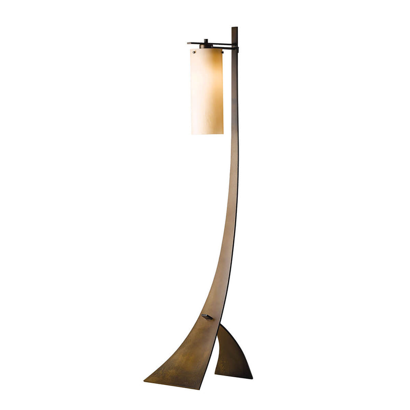 Hubbardton Forge Stasis Floor Lamp with Glass warm