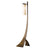 Hubbardton Forge Stasis Floor Lamp with Glass light