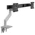 Humanscale M81 Monitor Arm With Crossbar Front Silver Grey Trim Hansen Interiors