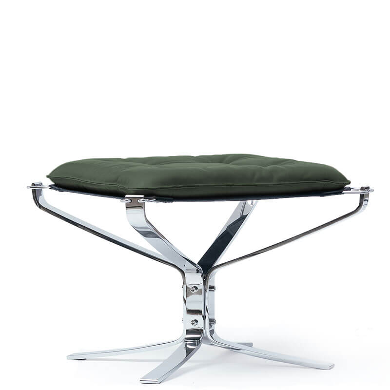 LK-Hjelle-Falcon-Chair-Ottoman-Elmo-Rustical-Green-Hansen-Interiors