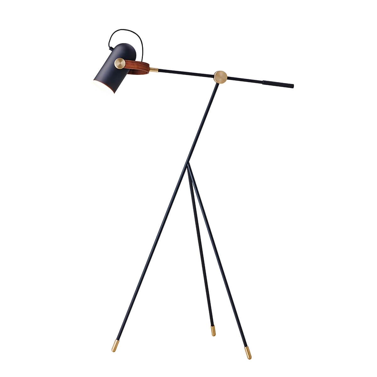 Le Klint Carronade 360SB Floor Lamp Low Black 02 Hansen Interiors