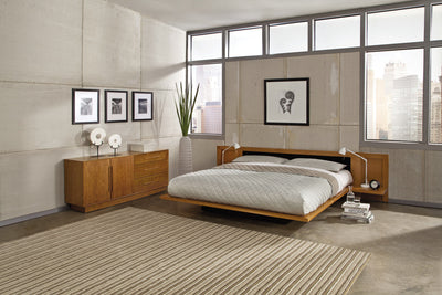 Moduluxe Bed With Upholstery Headboard