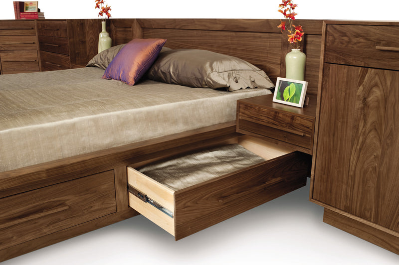 Moduluxe 35" High Nightstand With Drawer For Storage Bed