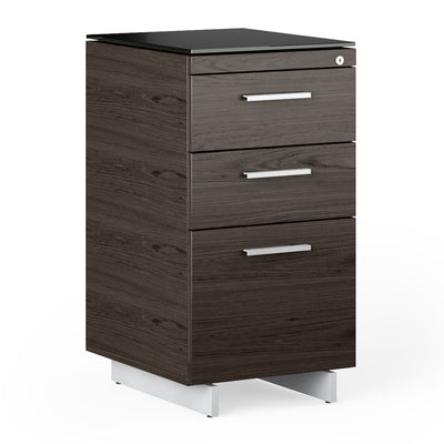 BDI Sequel 6114 File cabinet charcoal grey satin GALLERY