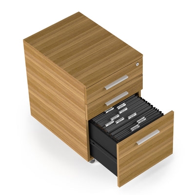 BDI Sequel Low Mobile File 6107 file drawer detail GALLERY