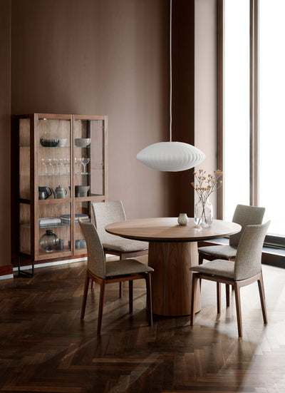 Skovby SM 63 Dining Chair with SM 33 dining table Walnut OilGALLERY
