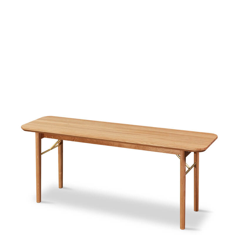 Skovby SM832 Solid Oak Bench Hansen Interiors