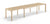 Skovby SM 23 Dining Table Oil White with four leavesGALLERY