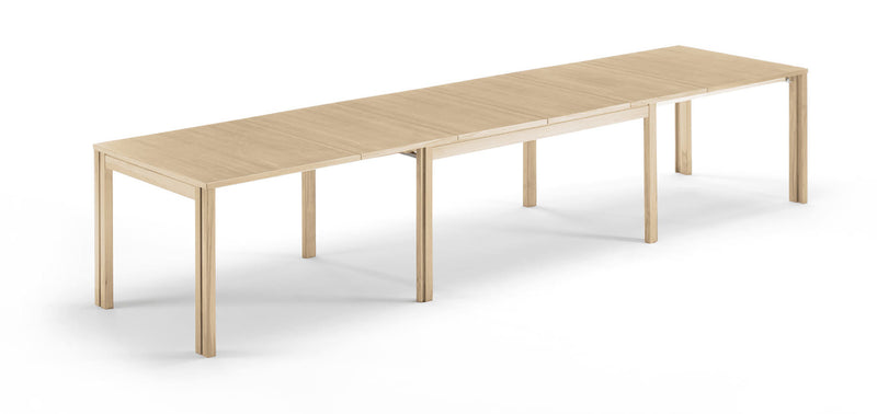 Skovby SM 23 Dining Table Oil White with four leavesGALLERY