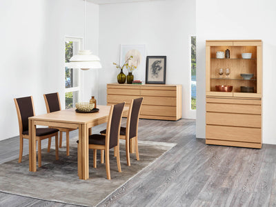 Skovby SM 23 Dining Table Oak E in contempoary dining space GALLERY