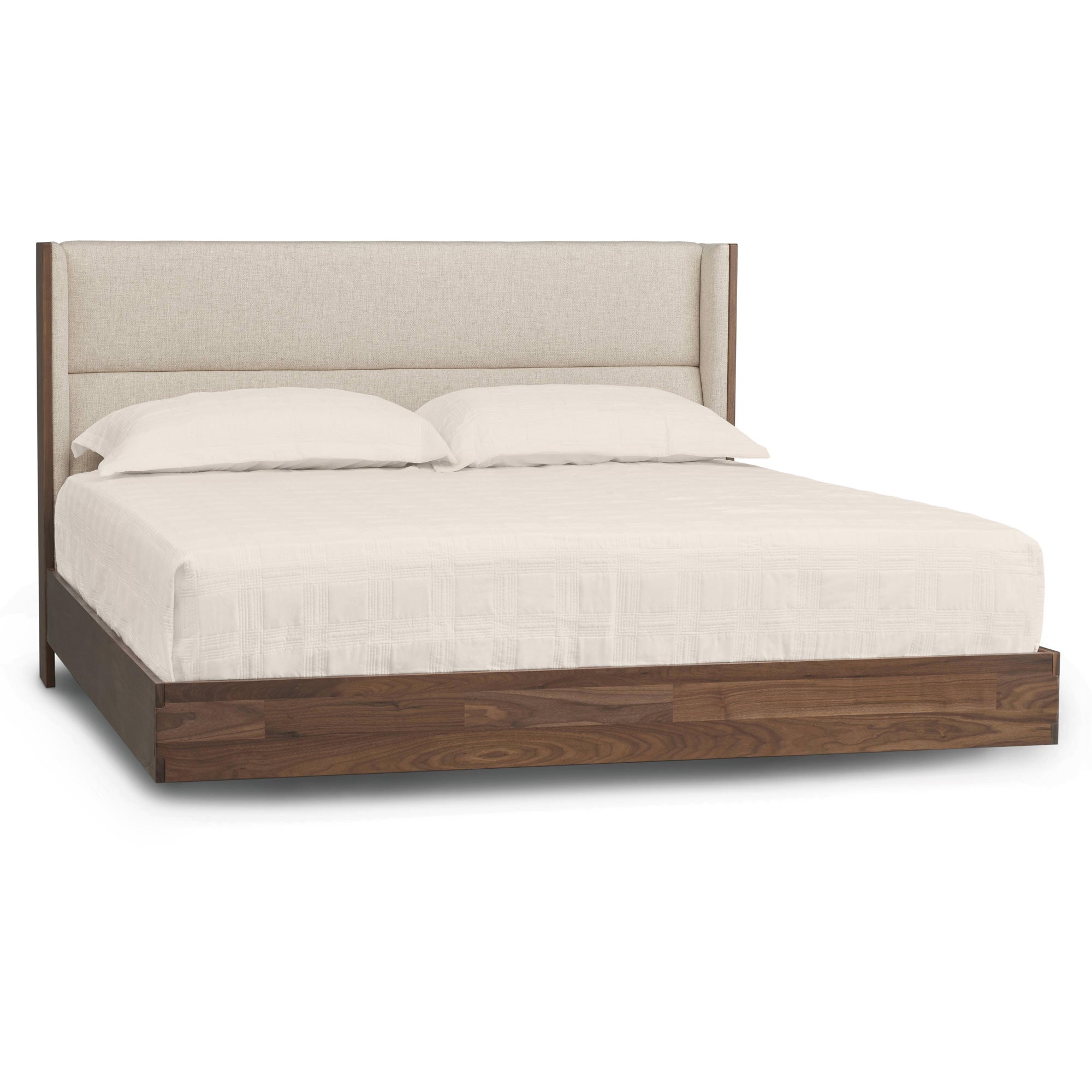 Copeland Sloane Bed Walnut Front Angle