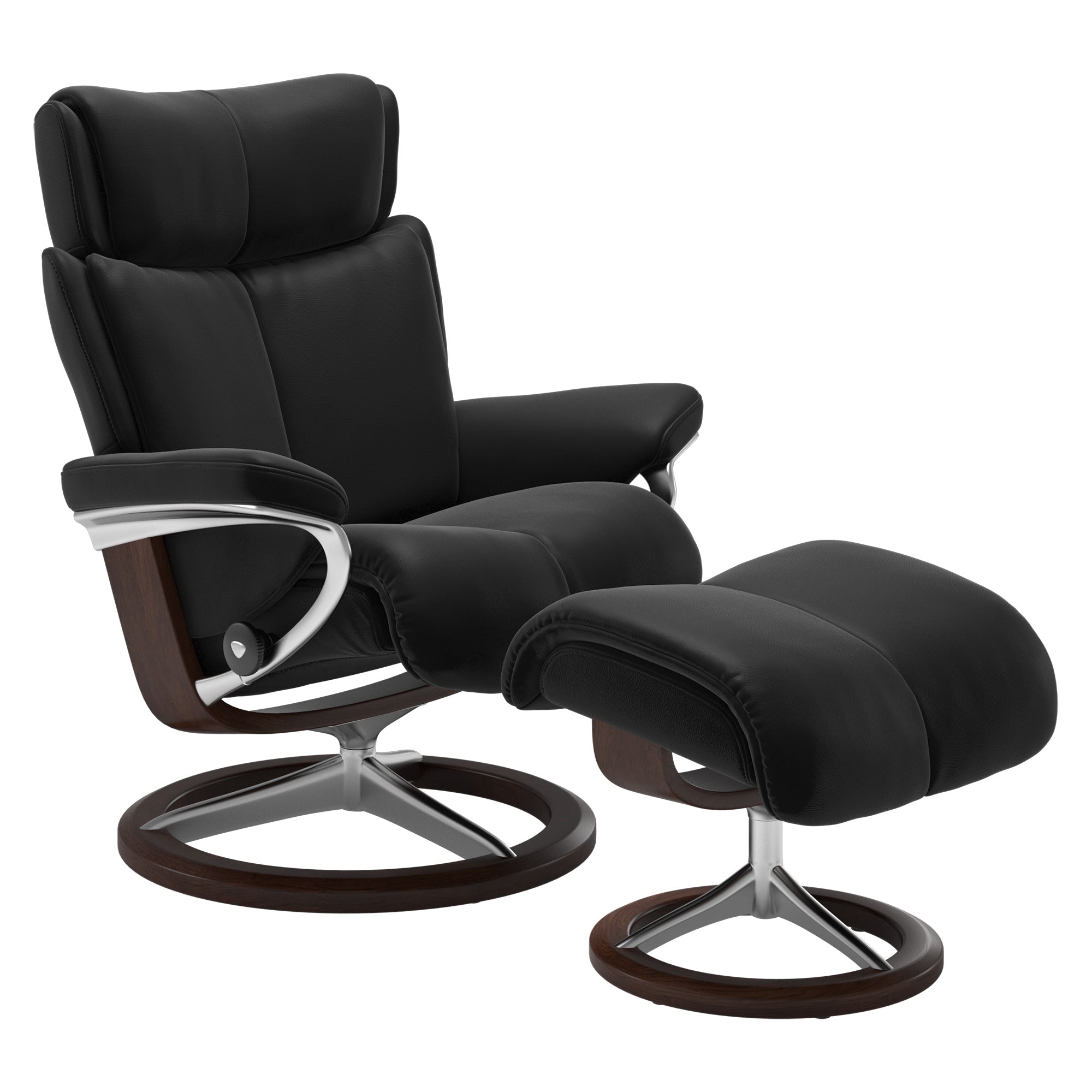 Stressless Magic Signature Recliner & Ottoman
