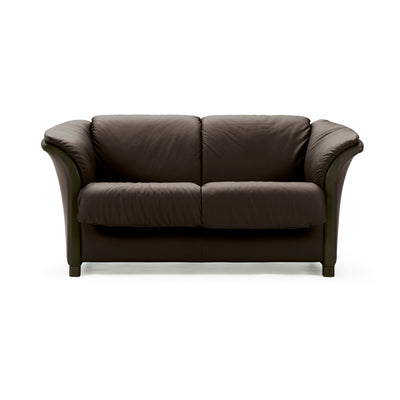 Stressless Manhattan Loveseat Paloma Chocolate Leather