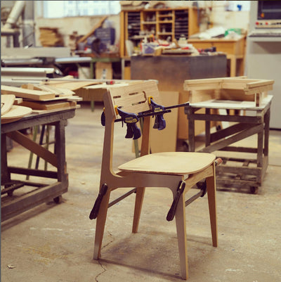In production Model No. 140 side chair GALLERY