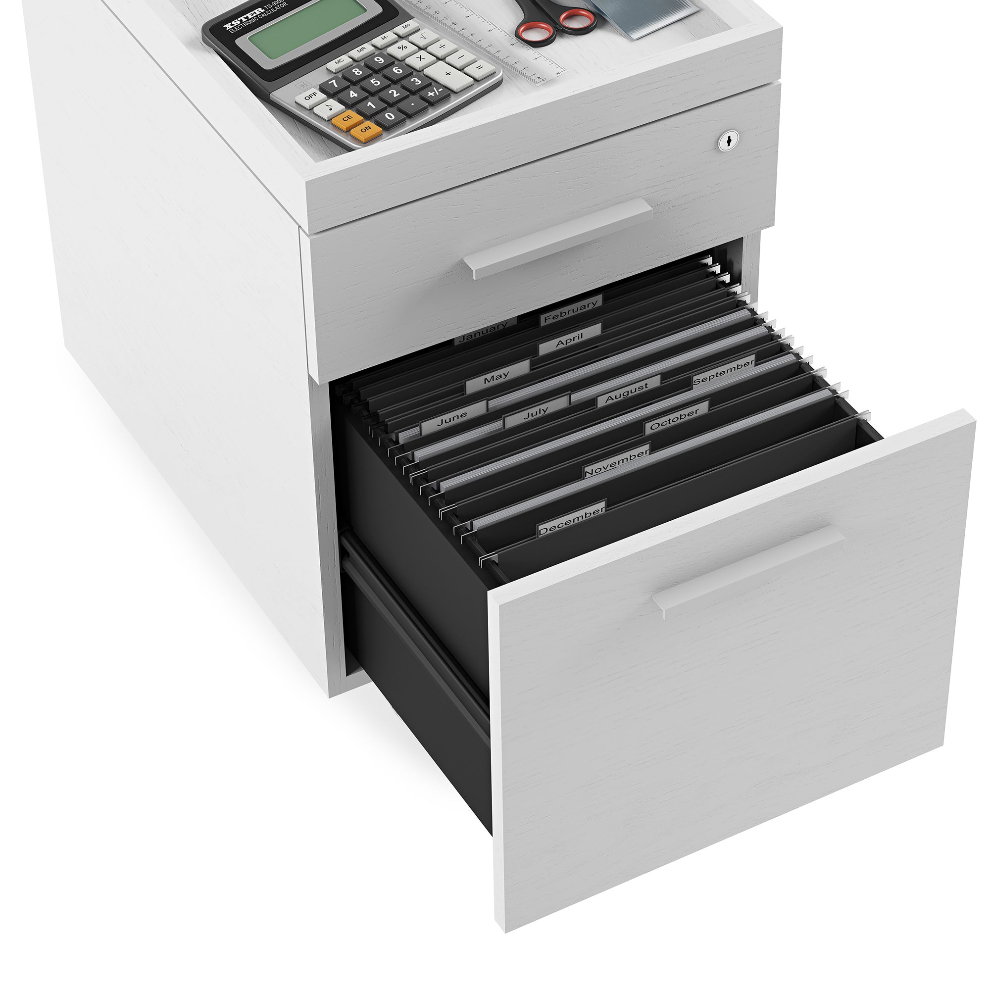 BDI Centro Mobile File Pedestal