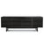 Four door Corridor media unit in Charcoal Stained Ash