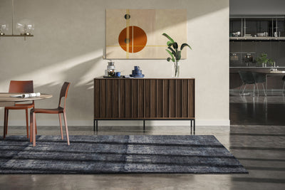 BDI Cosmo Console 5729 contempoary house wiht red chairs GALLERY 