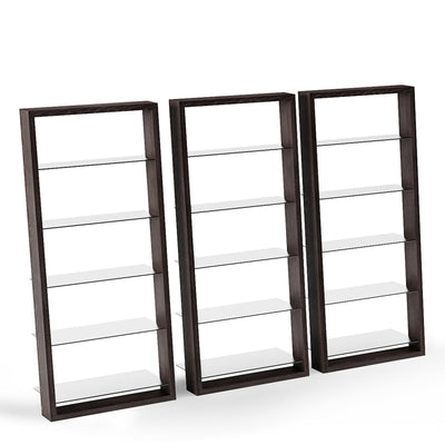 BDI EIleen 5166 Leaning Shelf Charcoal set of three GALLERY