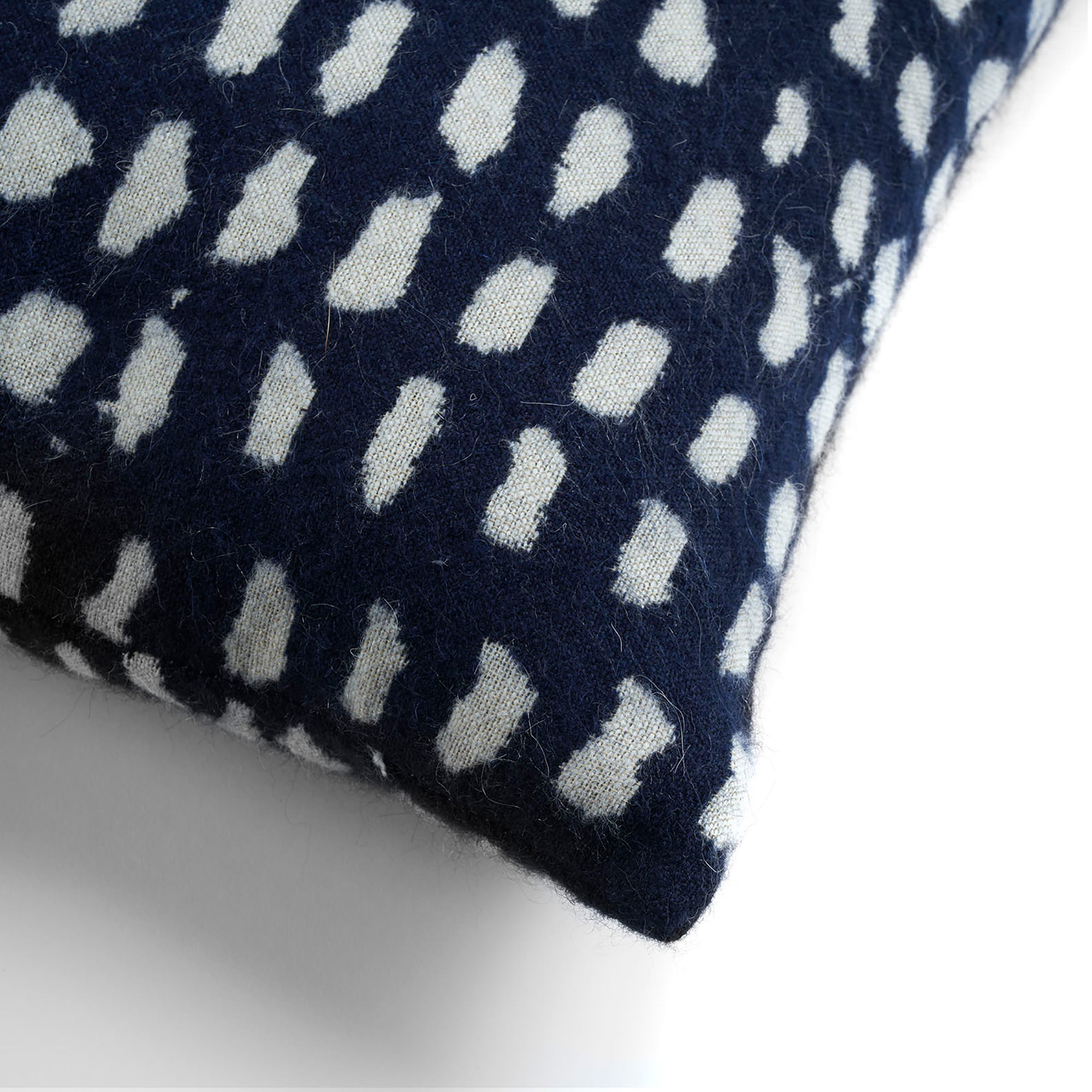 Navy Dots Cushion