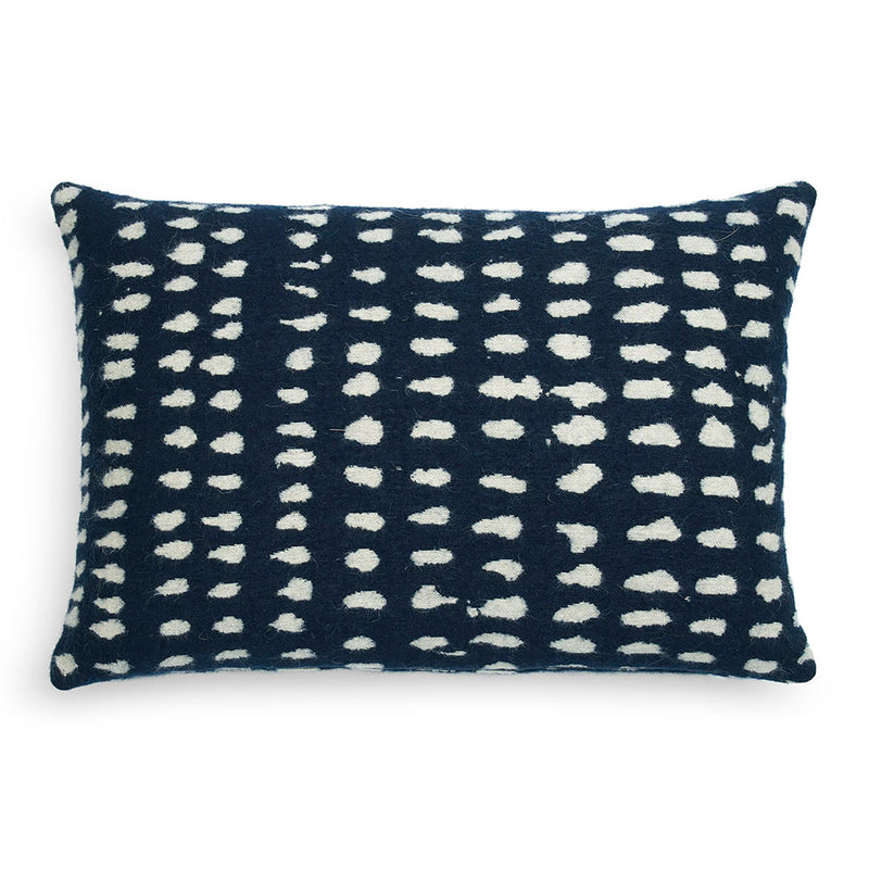 Navy Dots Cushion