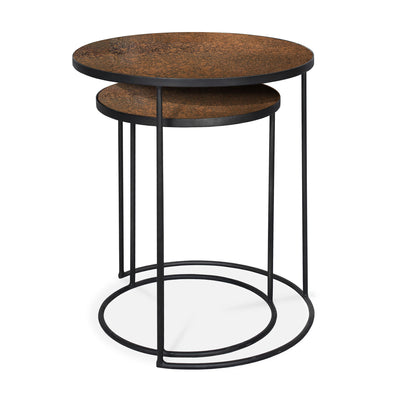 Bronze Nesting Side Table Set