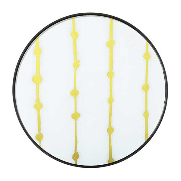 Gold Dots Glass Tray Small