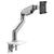 Humanscale M8.1 Monitor Arm Polished Aluminum White Trim Front