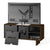 BDI Octave 8377 Media Cabinet back detail showing removable back panel GALLERY
