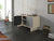BDI Octave 8377 Media Cabinet  drift oak in contempoary room GALLERY