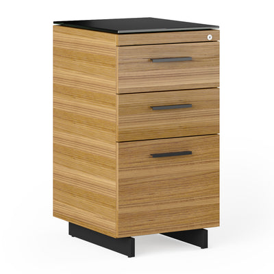 BDI Sequel 6114 File cabinet Natural walnut black GALLERY