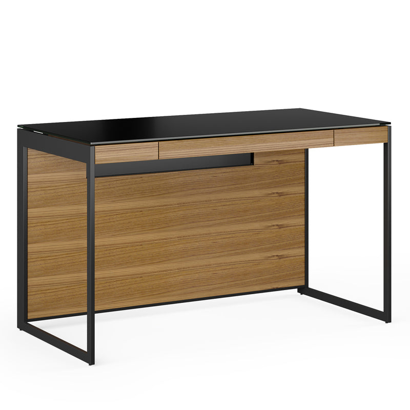 BDI Compact Desk 6103 Natural Walnut Black GALLERY