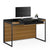 BDI Compact Desk 6103 Natural Walnut Black wiht drawer open GALLERY