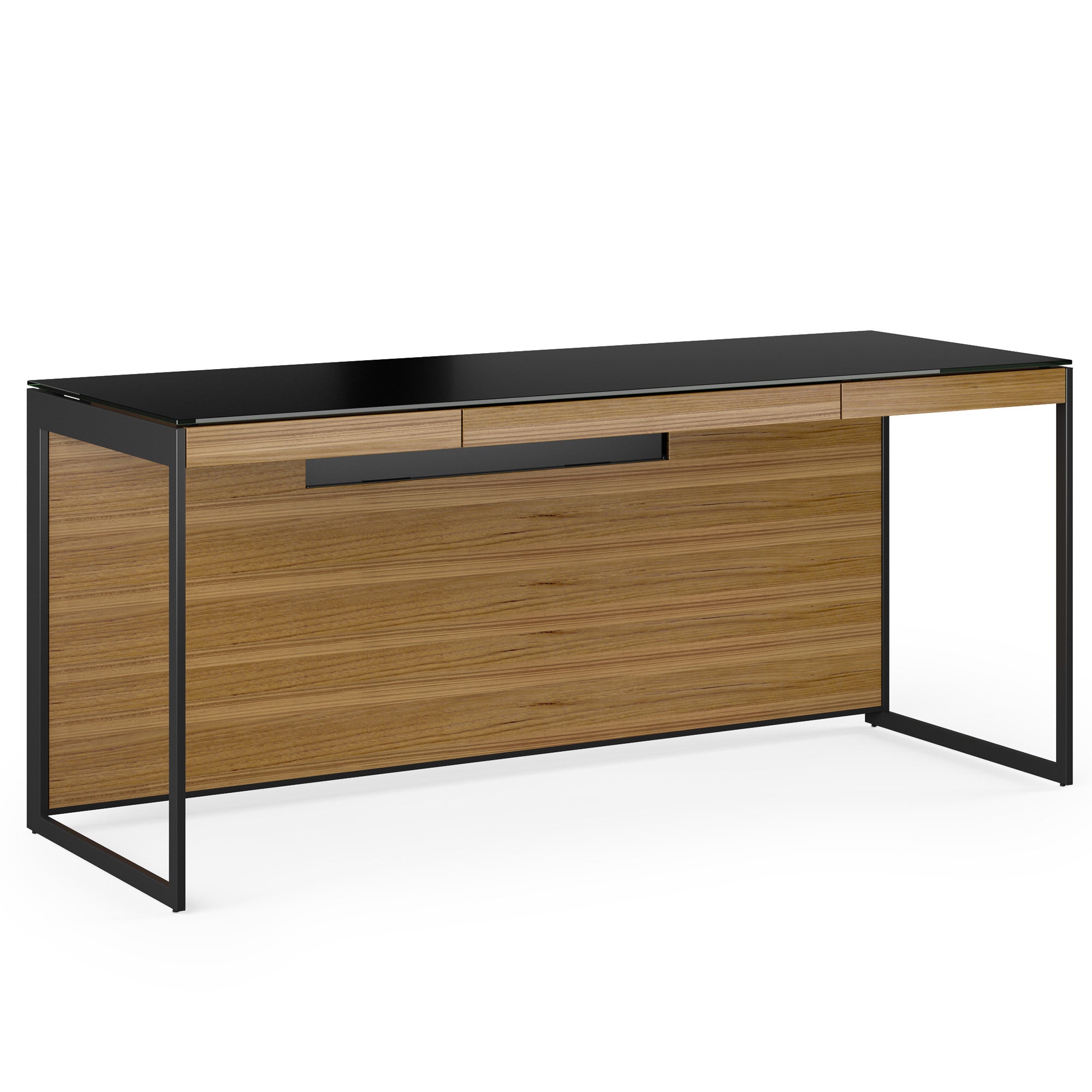 Sequel 20 6101 Desk Natural Walnut Black 
