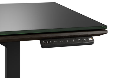 BDI Sequel lift desk 6151 Charcoal Grey Control Detail GALLERY