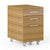 BDI Sequel Low Mobile File 6107 natural walnut angle view 